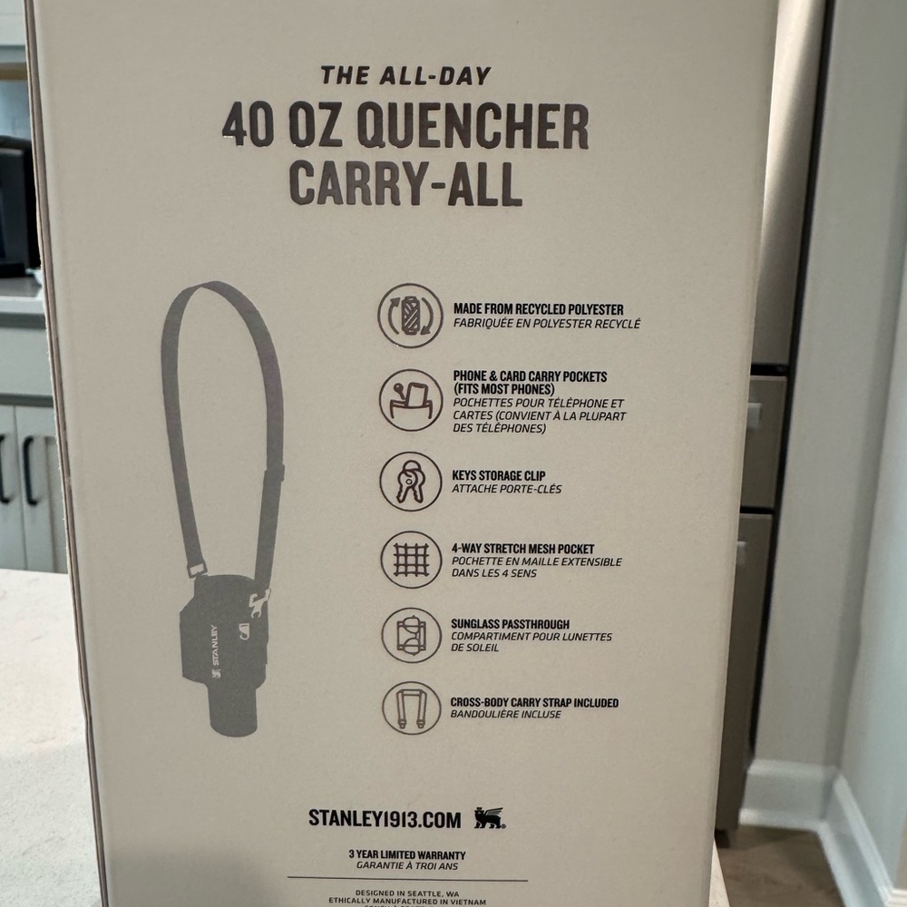 40 oz. Stanley Quencher Companion Sling Carry-All - Picture 2 of 3